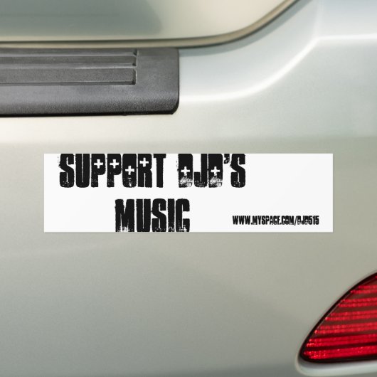 "Support DJD"-Bumpersticker Bumpersticker (Op auto)
