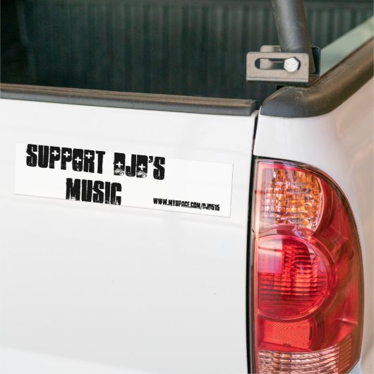 "Support DJD"-Bumpersticker Bumpersticker (Op Truck)