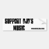 "Support DJD"-Bumpersticker Bumpersticker (Voorkant)