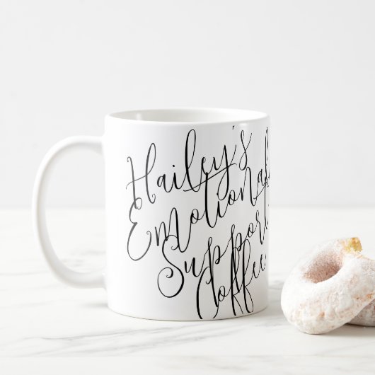 Support émotionnel Café Mug (Avec donut)