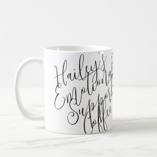 Support émotionnel Café Mug (Gauche)