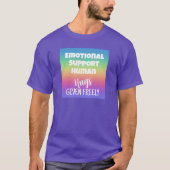Support émotionnel Hugs Humains Unisex T-Shirt (Devant)