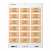 Support Equality Adreslabel Blad Etiket (Full Sheet)