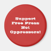 Support Free Press Magnet (Devant)