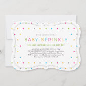 Support Invitation moderne propre Neutral pour béb (Devant)