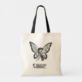 Support/liefde/geloof...Tarlov-cyst Tote Bag (Achterkant)