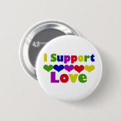 Support Love Ronde Button 5,7 Cm (Voorkant /achterkant)