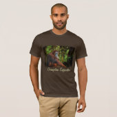Support Orangoutan Red Ape Wildlife Art T-shirt (Devant entier)