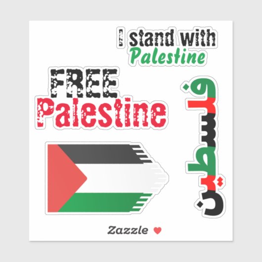 Support Pack Sticker Palestine (Feuille)
