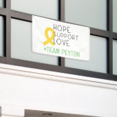 support pour le cancer de l'enfance Bannière perso (Bâtiment extérieur)