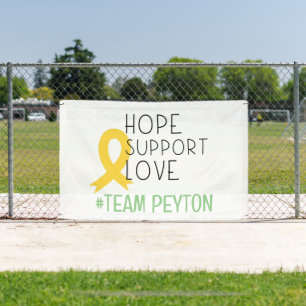 support pour le cancer de l'enfance Bannière perso