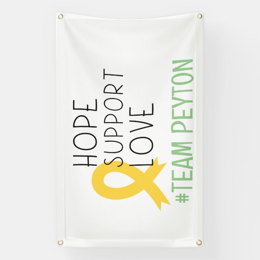 support pour le cancer de l'enfance Bannière perso (Verticale)