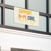 support pour le cancer de l'enfance Bannière perso (Bâtiment extérieur)