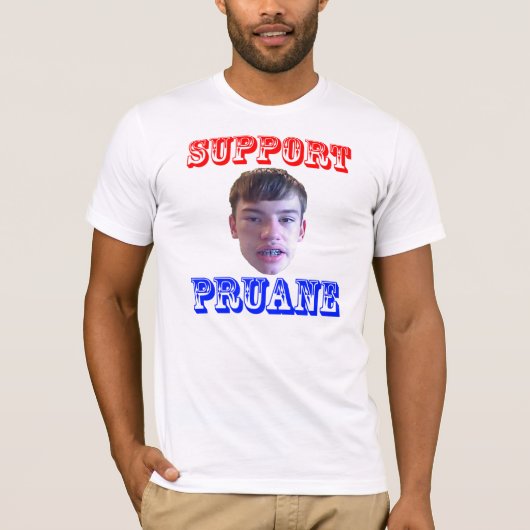 Support Pruane T-shirt (Voorkant)