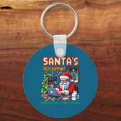 Support Santa's Pixel Tech Rebooting Sleutelhanger (Voorkant)