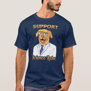 Support Science Labrador Gag T-shirt