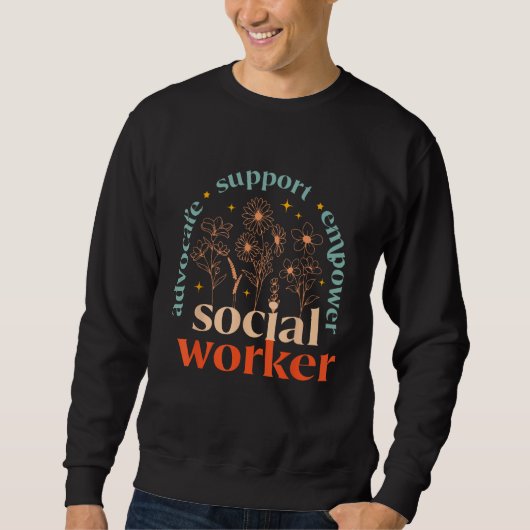 Support social worker trui (Voorkant)
