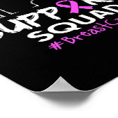 Support Squad Borstkanker Awareness Skeleton Hall Poster (Hoek)