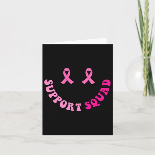 Support Squad Borstkanker Bewustzijn 2-zijdig Kaart (Voorkant)