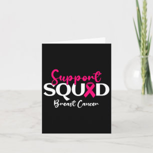 Support Squad Borstkanker Bewustzijn Vrouwen Manne Kaart