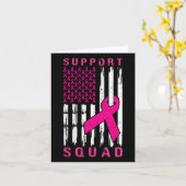 Support Squad Borstkanker – Pink Support Squad 1 Kaart (Gele Bloem)