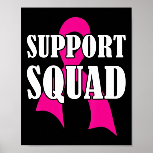 Support Squad Borstkanker - Support Squad Poster (Voorkant)