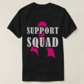 Support Squad Borstkanker - Support Squad T-shirt (Design voorkant)