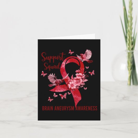 Support Squad Brain Aneurysm Awareness Kaart (Voorkant)