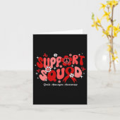 Support Squad Brain Aneurysm Awareness Kaart (Gele Bloem)