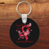 Support Squad Brain Aneurysm Awareness Sleutelhanger (Voorkant)