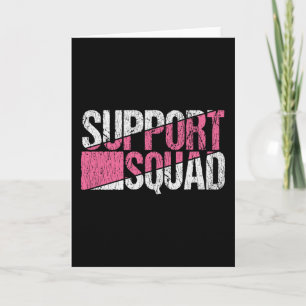 Support Squad Breast Cancer Awareness Family Kaart
