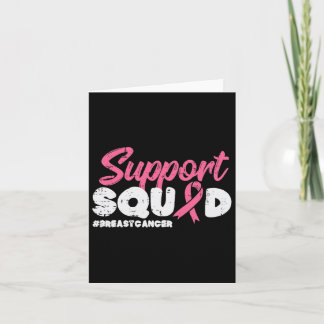 Support Squad Breast Cancer Awareness Ribbon Manne Kaart