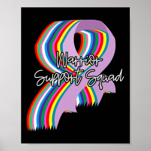 Support Squad Cancer Cancer Survivor Awa Poster