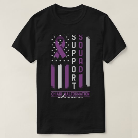 Support Squad Chiari Misvorming T-shirt (Design voorkant)