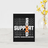 Support Squad CRPS Awareness Kaart (Gele Bloem)