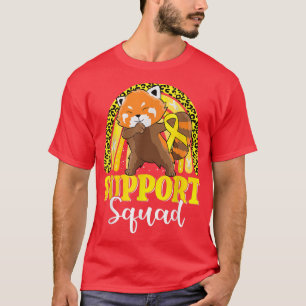 Support Squad Dabbing Red Panda Rainbow Chilhood T-shirt