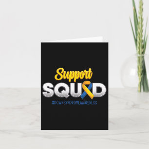 Support Squad Down's Syndrome Awareness T21 Hope W Kaart