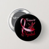 Support Squad Dragonfly Brain Aneurysma Bewustzijn Ronde Button 5,7 Cm (Voorkant /achterkant)