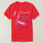 Support Squad Dragonfly Breast Cancer Awareness Wa T-shirt (Design voorkant)