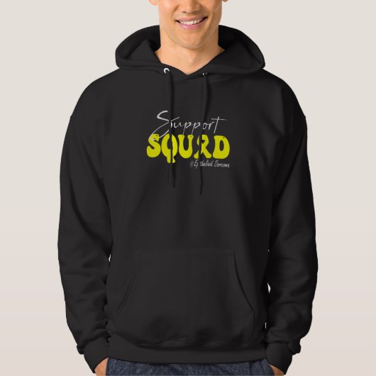 Support Squad Epithelioid Sarcoma Awareness Yellow Hoodie (Voorkant)