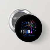 Support Squad for As Awareness Ronde Button 5,7 Cm (Voorkant /achterkant)