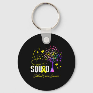 Support Squad for Childhood Cancer Awareness Sleutelhanger