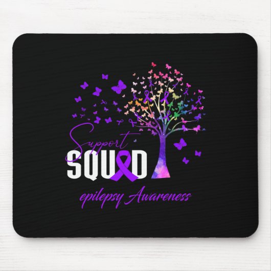 Support Squad for Epilepsy Awareness Muismat (Voorkant)