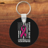 Support Squad Hemochromatosis Awareness Humor Sleutelhanger (Voorkant)