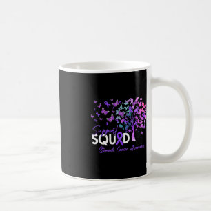 Support Squad Herfst Tree Periwinkle Ribbon Stomac Koffiemok
