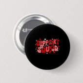 Support Squad Hersenaneurysma Bewustzijnscadeaus Ronde Button 5,7 Cm (Voorkant /achterkant)