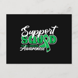 Support Squad I Gluten Free Coeliac Celiac Disease Briefkaart