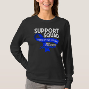 Support Squad I Ik cfs chronische vermoeidheidssyn T-shirt