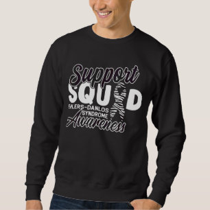 Support Squad I Zebra Ribbon I Ehlers Danlos Syndr Trui