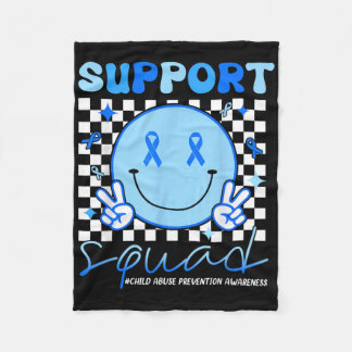 Support Squad Kindermishandeling Preventie Bewustz Fleece Deken